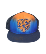 Chicago Bears Painted Mesh Adjustable Snapback Hat Cap - Autographed - £10.31 GBP