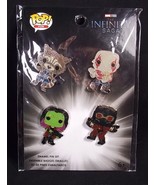 Funko Pop Marvel Infinity Saga metal &amp; enamel pin set 4 pcs NEW - $14.20
