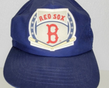 Rare Vintage Boston Red Sox Snapback Hat Cap Drew Pearson MLB Made In Korea - $16.82