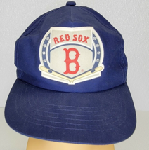 Rare Vintage Boston Red Sox Snapback Hat Cap Drew Pearson MLB Made In Korea - £13.23 GBP