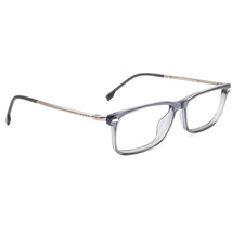 Hugo Boss Eyeglasses 0933 KB7 Transparent Gray/Gunmetal Rectangular 55[]15 140 - £107.65 GBP