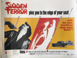 Sudden Terror 1970 vintage movie poster - £78.96 GBP