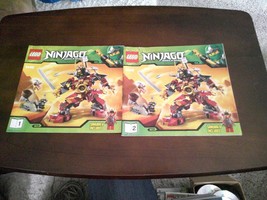 LEGO Ninjago 9448 Instruction Manuals 1 &amp; 2 (2012) - $9.89
