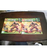 LEGO Ninjago 9448 Instruction Manuals 1 &amp; 2 (2012) - £7.77 GBP