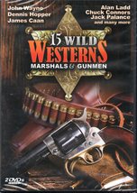 15 WILD WESTERNS (dvd) *NEW* Marshalls &amp; Gunmen, B&amp;W, color, 2 flipper-disc set - £5.09 GBP