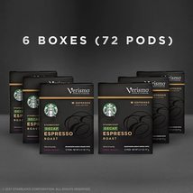 Starbucks Dark Roast Verismo Coffee Pods — Decaf Espresso — 6 boxes - £58.98 GBP