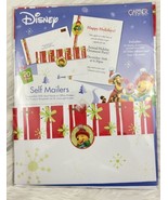 Disney Winnie The Pooh Self Mailers Christmas Printer Paper 20 Count - £7.91 GBP