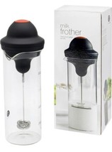 Trendmarket Milk Frother Heat Proof Glass Holds 450ml Battery Powered Drive - £14.93 GBP