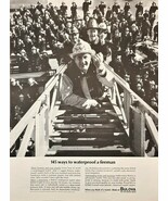 BULOVA Watches - Fire Fighters - Waterproof - 1964 Vintage Print Ad - €7,92 EUR