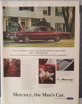 67 Lincoln Continental Brougham  Advertisement Vintage 1966 - £10.43 GBP