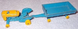 Vintage Matchbox Die Cast Ford Tractor 39c and Wagon 40 England Lesney 1967 - £6.38 GBP