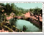 Driveway at Westlake Park Los Angeles California CA 1905 UDB Postcard W4  - £2.29 GBP