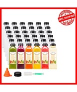 36pcs 16oz Reusable Clear Plastic Juice Bottles with Caps - Versatile &amp; ... - $70.23 CAD