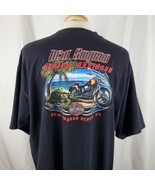 Harley Davidson Vintage T-Shirt 3XL Black Two Sided New Smyrna Beach FL ... - $26.99