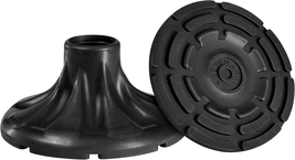 Asterom 3/4 Inch - 2 Pcs All Terrain Wide-Base Replacement Rubber Cane T... - £11.81 GBP