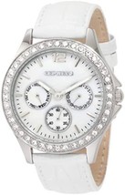  Nwot Cepheus Women&#39;s CP502-486 White Leather Band Watch - £31.93 GBP