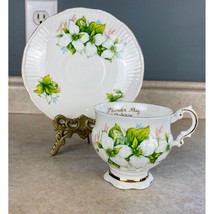 Elizabethan Trillium Canadian Provincial Flower Tea Cup And Saucer Set - $14.84