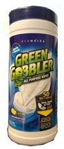 GREEN GOBBLER ALL PURPOSE WET WIPES - 50 WET WIPES DUAL SIDED - $12.38