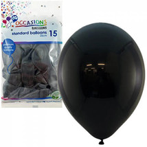 Alpen Balloons for Everyone 25cm (15pk) - Black - £23.62 GBP