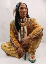 Native American Resin 16.5&quot; Tall Indian Statue - $251.52