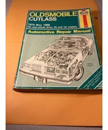 Haynes Oldsmobile Cutlass 1974-1988 Automotive Repair Manual Rear Drive ... - £11.92 GBP