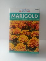 American Seed&#39;s Dwarf French Double Mixed Colors Marigold Seed Mixture - 2 Box P - £5.97 GBP