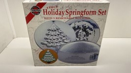 Norpro 4-Piece Holiday Springform Cake Set NIB - $9.85