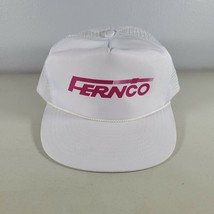 Mens Trucker Hat White Snapback OS Mohrs Brand Fernco System - £7.01 GBP
