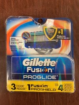 Gillette Fusion Proglide Manual Men Razor 5 Blades Refill 4 cartridges - $14.01