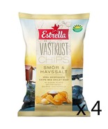 Estrella West Coast Chips, Butter &amp; Sea Salt 4-pack (4x180 grams) - $68.00