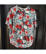 Fifth Sun Hawaiian Shirt Mens Size (L) Large Statue of Liberty Floral - €10,28 EUR