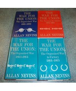 War For The Union by llan Nevins 4 Volume Set 1861-1865 - Civil War Books! - $33.94