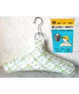 Vintage Floral Inflatable Hangers Drip Dry-Travel-Home NEW Old Stock Set... - €13,73 EUR