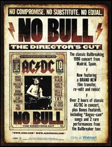 AC/DC 1996 No Bull Tour Director&#39;s Cut DVD ad 2008 Sony advertisement print - £3.38 GBP