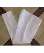 Women&#39;s DEMOCRACY &quot;Ab&quot; solution White Stretch Cotton Tapered Leg Ankle J... - $27.45 CAD