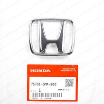 New Genuine OEM Honda 97-01 Prelude Front H Emblem Badge Chrome 75701-SM4-900 - £19.84 GBP