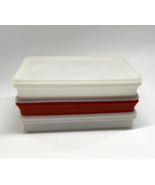 Vintage Tupperware Rectangle Deli Storage Containers #794 Lot Of 3 with ... - $19.99