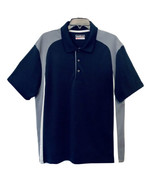 Grand Slam Performance Mens XL Navy, Gray &amp; White Golf Polo Short Sleeve... - £8.75 GBP