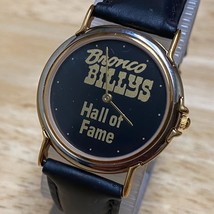 VTG Tomax USA Bronco Billys Hall Of Fame Dual Tone Analog Quartz Watch~New Batte - £13.28 GBP