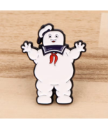 Stay Puft Marshmallow Man Enamel Pin ✩ Ghostbusters Movie ♡ 80s Collecti... - $9.90