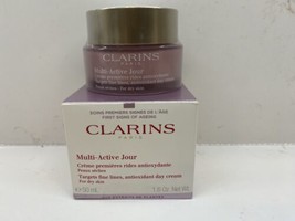 Clarins Multi Active Jour Day Cream For Dry Skin NO SPF 1.6 oz NIB Seale... - $31.67