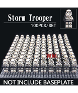 100Pcs Star Wars Clone Storm Trooper Minifigures Assembly Mini Building ... - €116,06 EUR