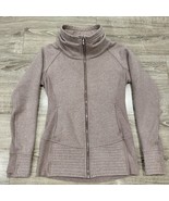 Lululemon Radiant Jacket II Women&#39;s 8 Heather Rose Zip Up Slim Fit Dusty... - $61.10 CAD