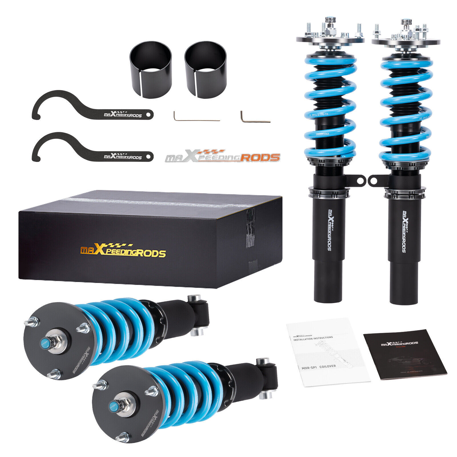 MaXpeedingrods T6 Coilovers 24 Way Struts For BMW 5 Series E39 Sedan 95-03 RWD