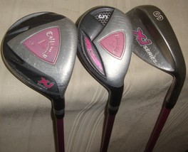 Callaway XJ Series 3,5, Woods, SW, Pink Shafts  53 To 60 &quot; Child Right Handed - £36.39 GBP