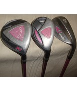 Callaway XJ Series 3,5, Woods, SW, Pink Shafts  53 To 60 &quot; Child Right H... - £35.80 GBP