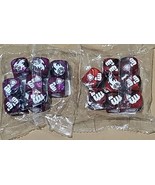 Purple Shadaloo &amp; Red Battle Dice Set Street Fighter Miniatures Board Ga... - $357.14 MXN