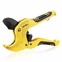 Dewill Ratchet-Type Pipe And Pvc Cutter, One-Hand Fast Pipe Cutting Tool, For Cu - $19.99
