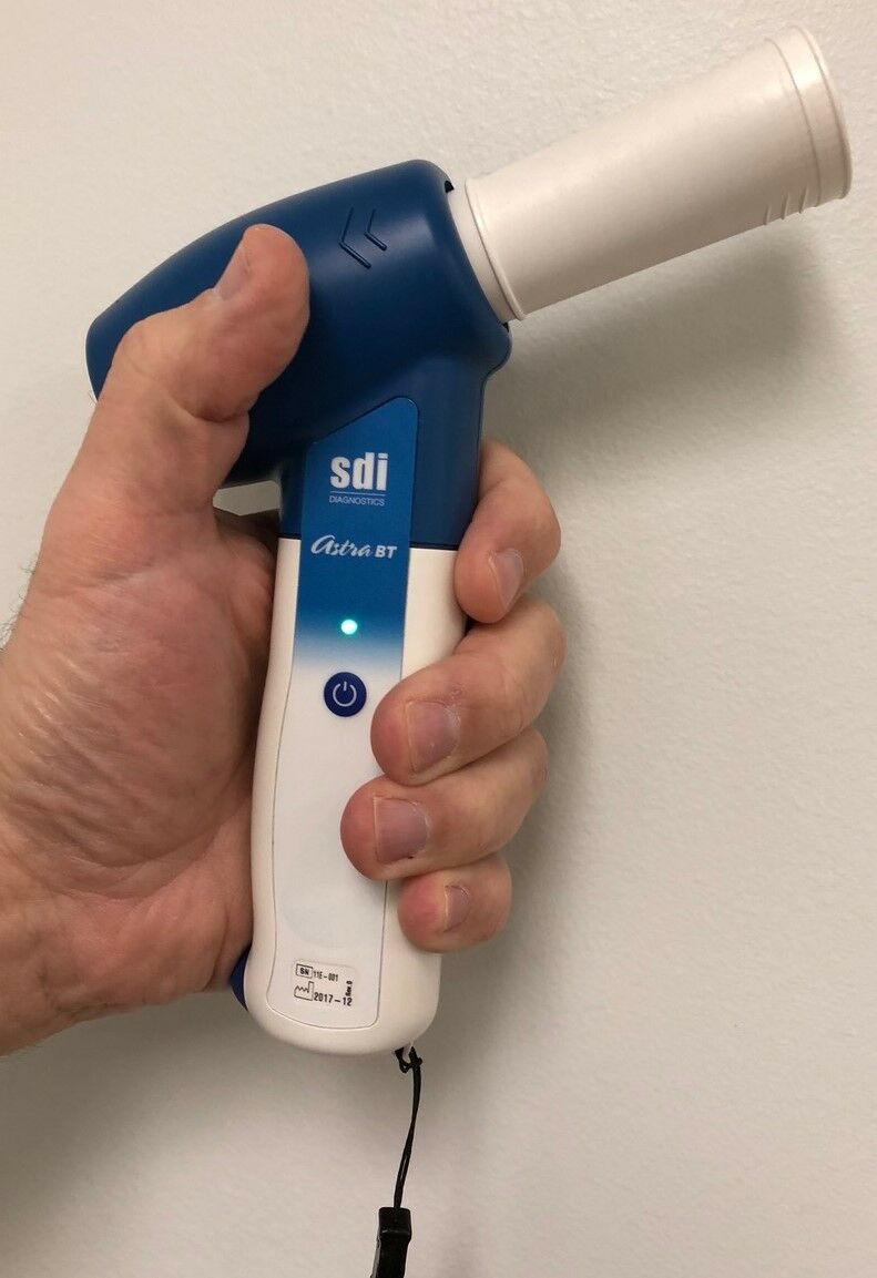 Astra BT Spirometer, New, with Blue Tooth on your PC, Includes 50