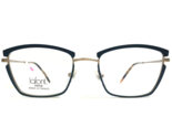 Jean Lafont Gafas Monturas FADO 3505 Azul Marino Mate Oro Ojo de Gato 51... - $372.53